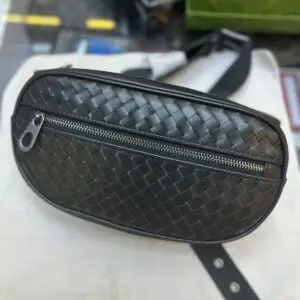 BOTTEGA VENETA Intrecciato Lambskin Belt Bag