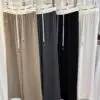 CHANEL Women Soft Pleat Wide Leg Palazzo Pants