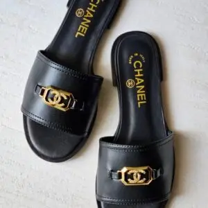 CHANEL Signature CC Flat Sandal