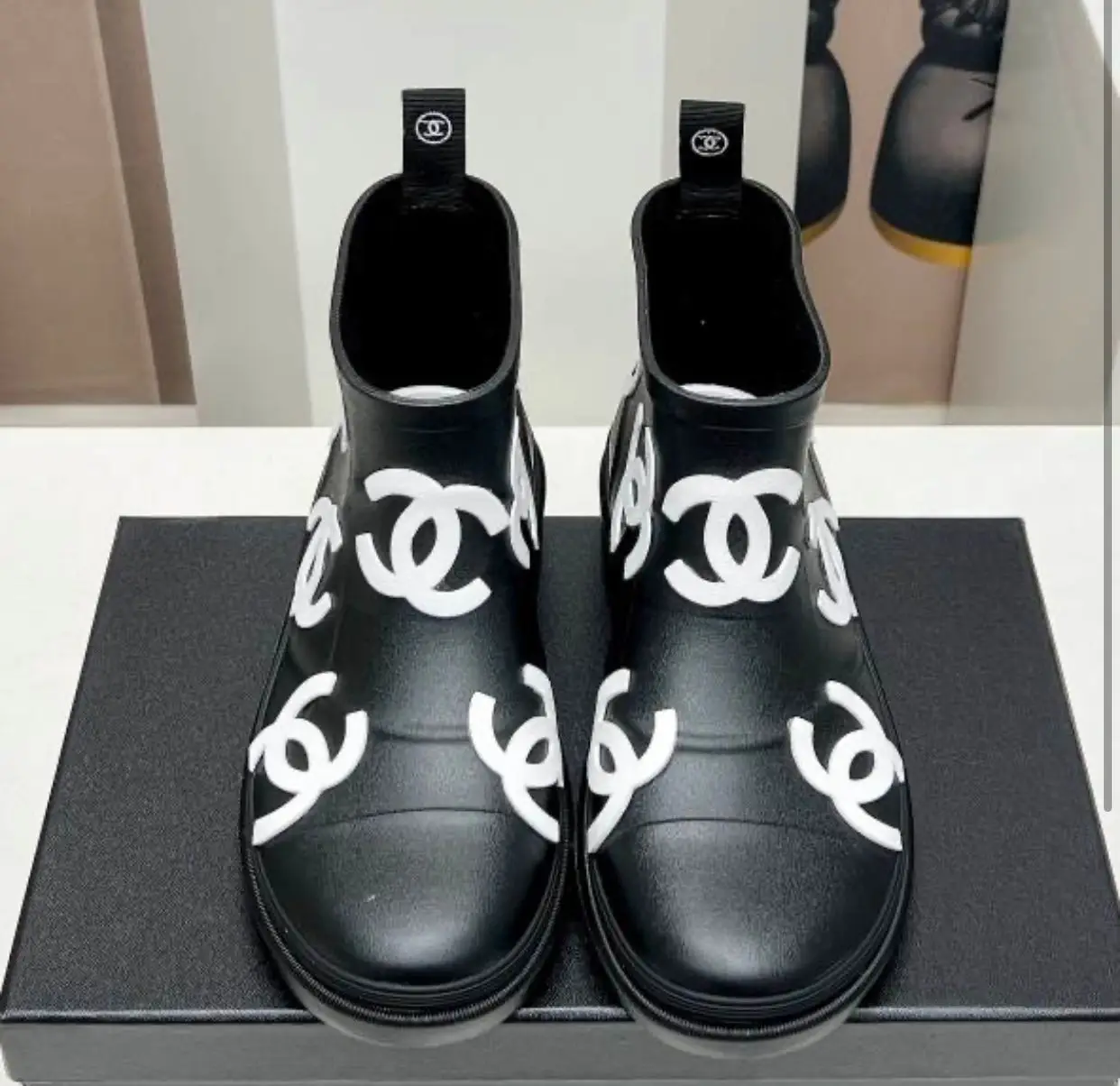CHANEL Signature Rain Boots CHANEL Signature Rain Boots