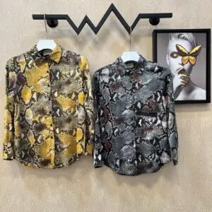 D&G Zara Oversized Snakeskin Print Shirt