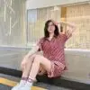 DIOR Short Hooded Dress