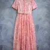 DIOR-Inspired Summer Wrap Maxi Dress