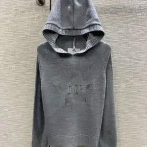 DIOR Knitting Printed Hoodie