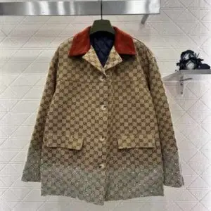 Gucci GG Supreme Embroidery Coat