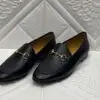 GUCCI Leather Horsebit Loafer