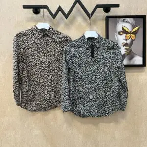 GUCCI Epaulette Dot Dress Shirt