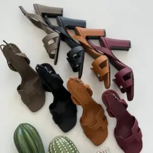 HERMES Leather Sandals