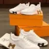 HERMES Leather Sneakers