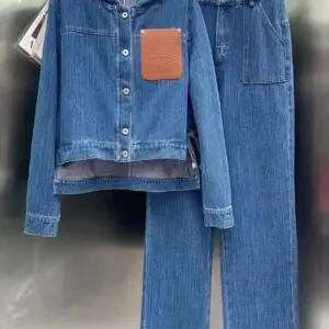 L OE WE Washed Denim Denim Set