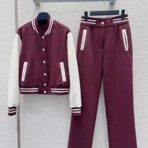 LOUIS VUITTON Fleece Varsity Jacket