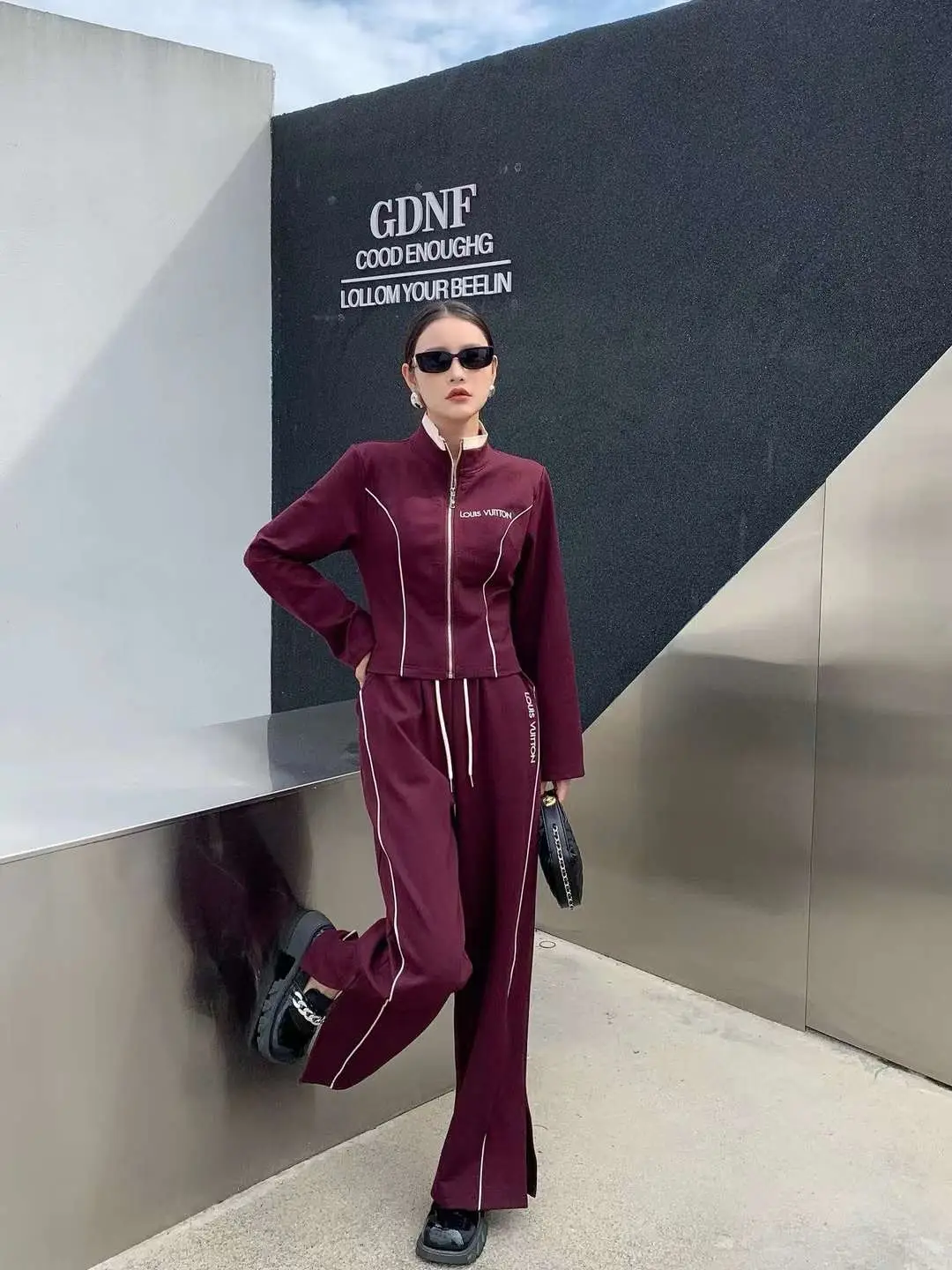 Louis Vuitton Solid Cotton Tracksuit Louis Vuitton Solid Cotton Tracksuit