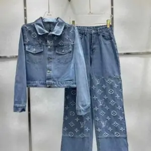 Louis Vuitton Denim Monogram Trucker Jacket