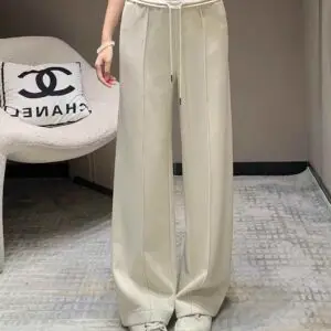 MIU MIU Loose Fit High-Rise Trousers for Women