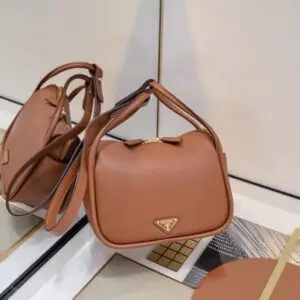 PRADA Leather Darling Handle Bag