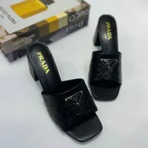 PRADA Quilted Nappa Leather Sandal