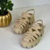 PRADA Monolith Crochet Sandals