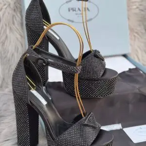 PRADA Embroidered High Heels