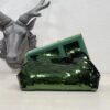 FENDI Green Paetê Sequined Party Clutch Bag