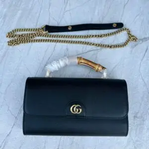 Gucci Diana Bamboo Wallet on Chain