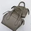 Loro Piana Dark Jute Duffle Bag