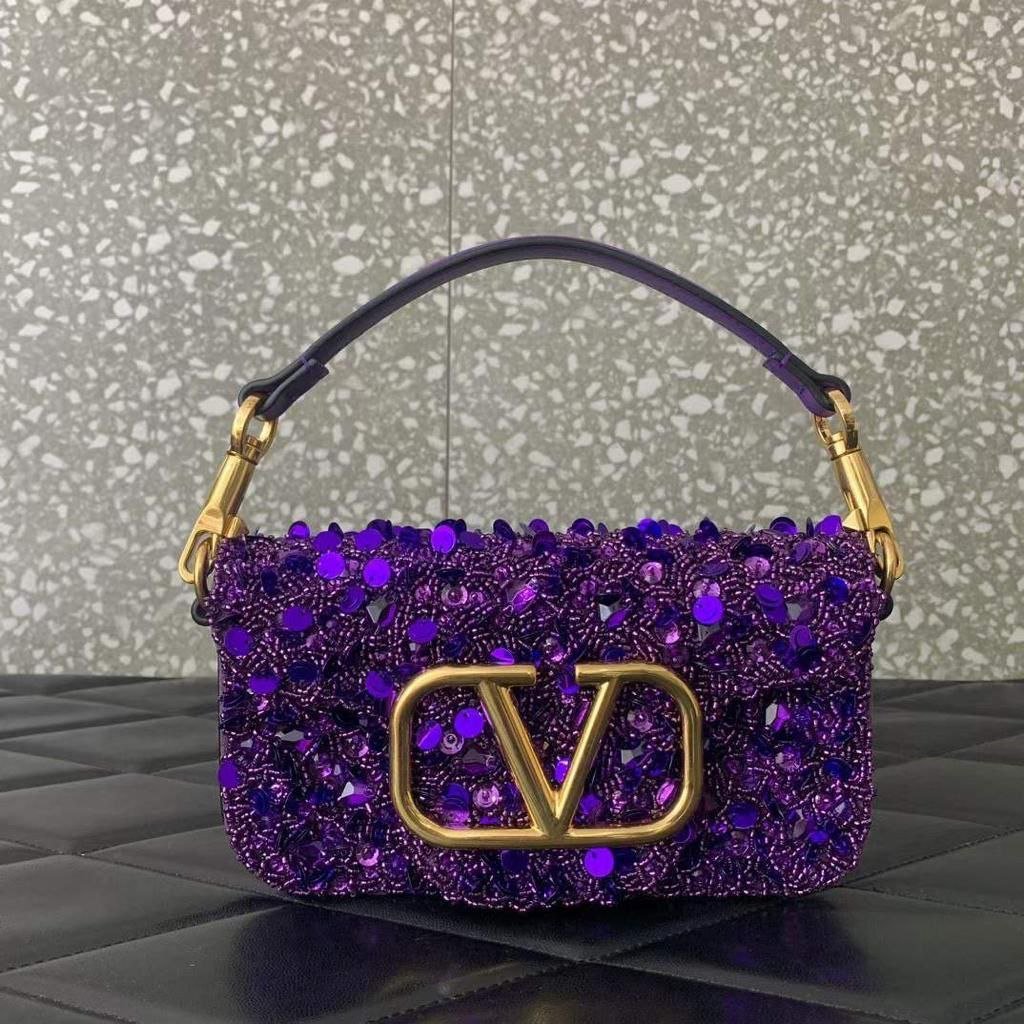 Valentino Shoulder Bag with 3D Embroidery Valentino Shoulder Bag with 3D Embroidery