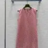 GUCCI Diamond Print Shift Dress