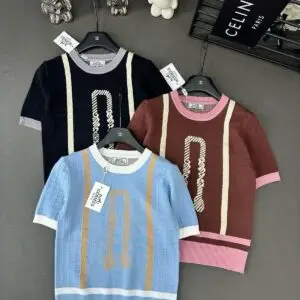 HERMES Short Sleeve Sweater