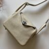 Hermes Lindy Verso Crocodile Reversible Bag