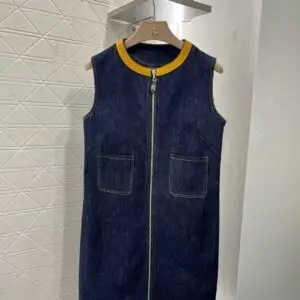 LOUIS VUITTON Denim Zip Dress