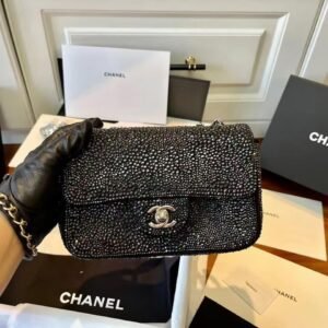 Chanel Classic Crystal Diamante Flap Bag