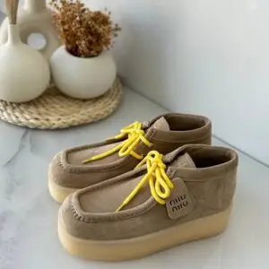 MIU MIU Leather Ankle Boots