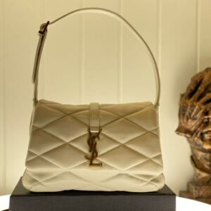 YSL Quilted Satin Shoulder Bag