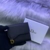DIOR SADDLE LOTUS WALLET