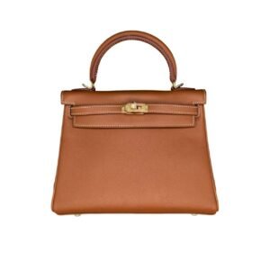 Hermès Gold Togo Kelly 28 Retourne Bag