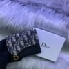 Dior Saddle Bloom Card Holder