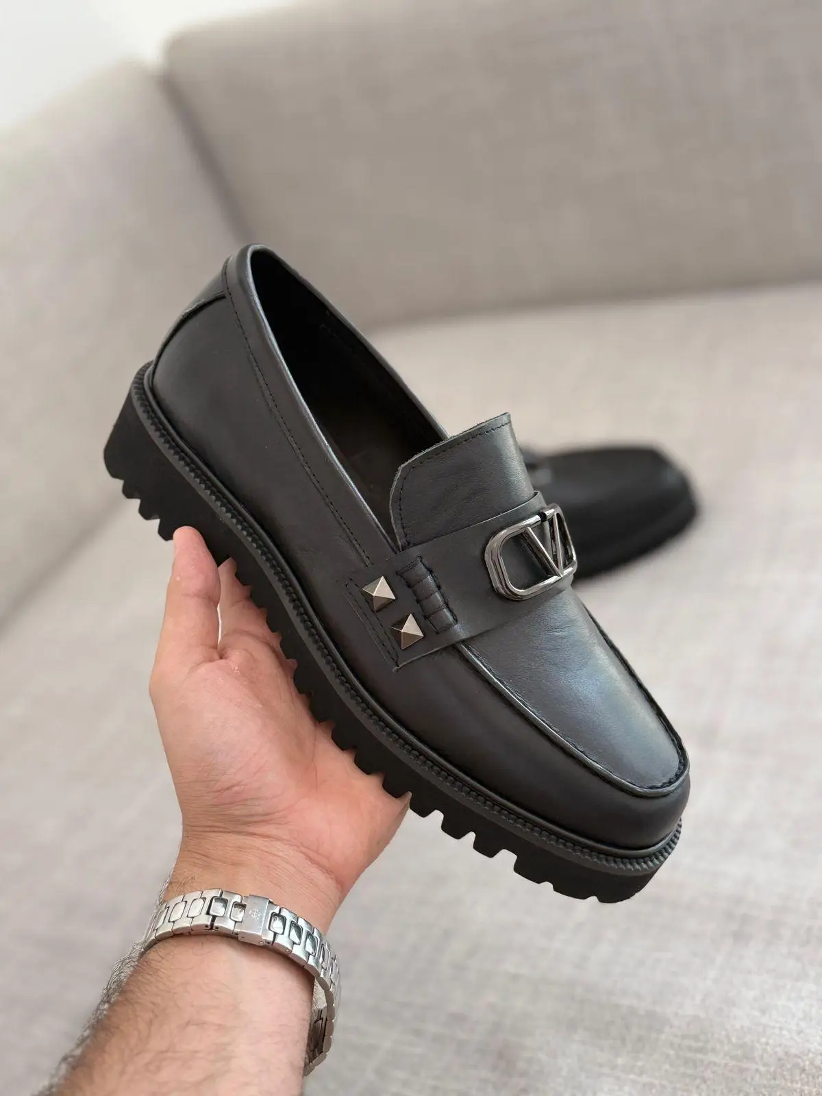 Valentino Vlogo Calfskin Loafer Valentino Vlogo Calfskin Loafer