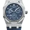 Replica Audemars Piguet Royal Oak Dual Time Blue 26124ST.OO.D018CR.01