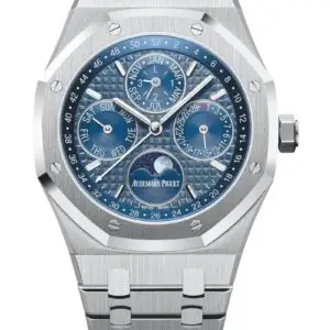 Replica Audemars Piguet Royal Oak Perpetual Calendar Blue 26574ST.OO.1220ST.02