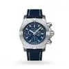 Replica Breitling Avenger Men Automatic Blue Leather Watch A13385101C1X2