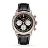 Replica Breitling Navitimer Men Automatic Black Alligator Watch RB0138211B1P1