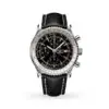 Replica Breitling Navitimer Men Automatic Black Leather Watch A24322121B2X1