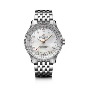 Replica Breitling Navitimer Women Automatic Mother of Pearl Stainless Steel Watch A17395211A1A1
