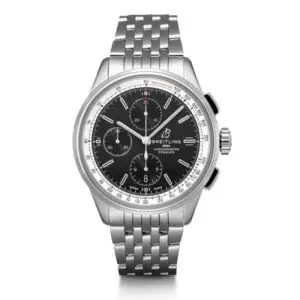 Replica Breitling Premier Men Automatic Black Stainless Steel Watch A13315351B1A1