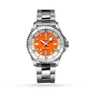 Replica Breitling Superocean Unisex Automatic Orange Stainless Steel Watch A17377211O1A1