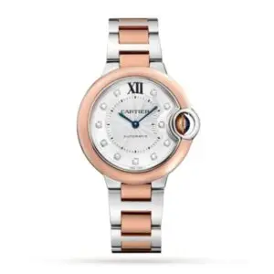 Replica Cartier Ballon Bleu de Cartier Women Automatic White Stainless Steel Watch W3BB0021