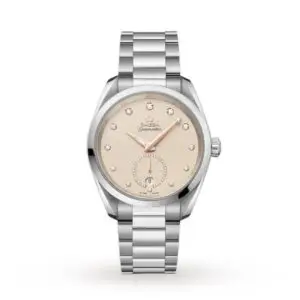 Replica Omega Seamaster Aqua Terra Women Automatic Ivory Stainless Steel Watch O22010382059001