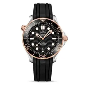 Replica Omega Seamaster Men Automatic Black Rubber Watch O21022422001002